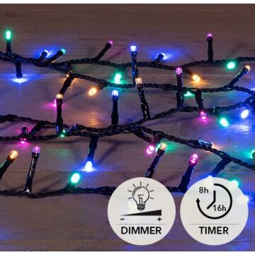 Weihnachtsbeleuchtung Ivy 700 LED Multi 16 Meter - Anna's Collection