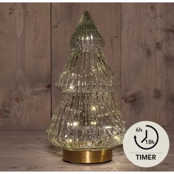 Glasbaum 10LED klar 28,5 cm - Annas Kollektion