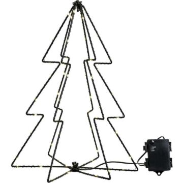Baum mit Beleuchtung 80LED schwarz 45 cm