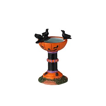 Lemax Jack-O-Lantern Birdbath