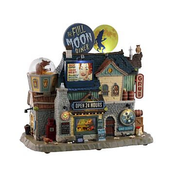 Lemax The Full Moon Diner, met 4.5V Adapter