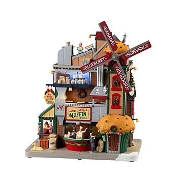 Lemax Miss Milly's Muffin Mill, With 4.5V Adaptor