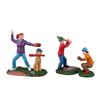 Lemax Baseball Practice, Set mit 3