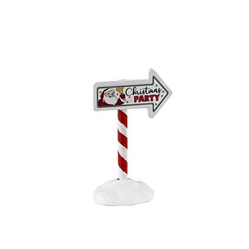 Lemax Christmas Party Sign