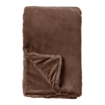 Soft Plaid Zinzi L 140 cm Chocolate Martini - Dutch Decor