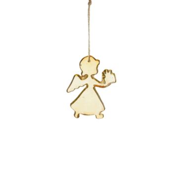 Ornament Engel gold 9,5 cm