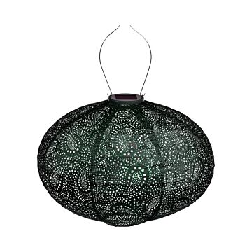 Solar Laterne Lumiz Oval 40cm Grün
