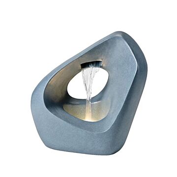 Brunnen Freiform aus Polyresin grau 52 cm - Lumineo