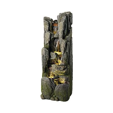 Springbrunnen natur polyresin 102 cm - Lumineo