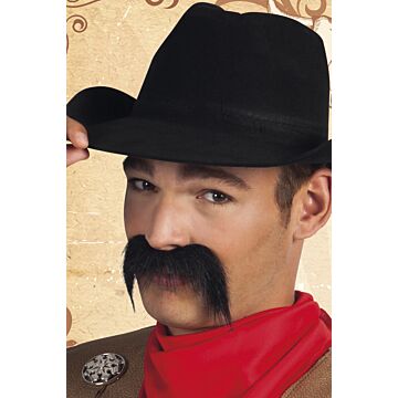 Schnauzbart Gringo schwarz