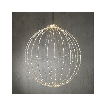 Lichtkugel LED beleuchtung klassisch wei? mit timer Ø 40 cm - LUCA LIGHTING