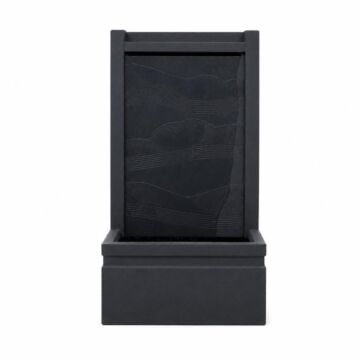 Brunnen aus GRC anthrazit 95 cm - Lumineo
