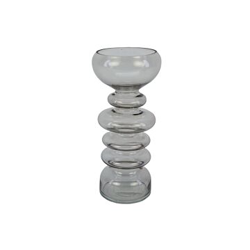 Vase Monaki grau Ø 12 cm - HBX natural living