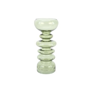 Vase Monaki grün Ø 12 cm - HBX natural living