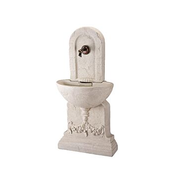 Springbrunnen klassisch grc weiß gewaschen 151 cm - Lumineo