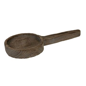 Schüssel / Löffel L  38 cm grau