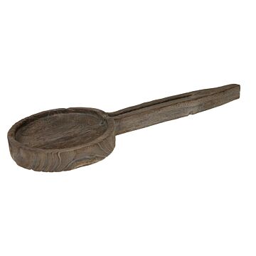 Schüssel / Löffel L 55 cm grau