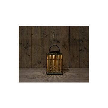 Solar Laterne Bambus L 30 cm