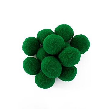 Pom Pom 4 cm Grün 12 Stück