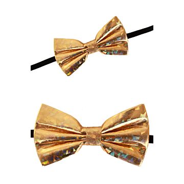 Fliege gold holographisch