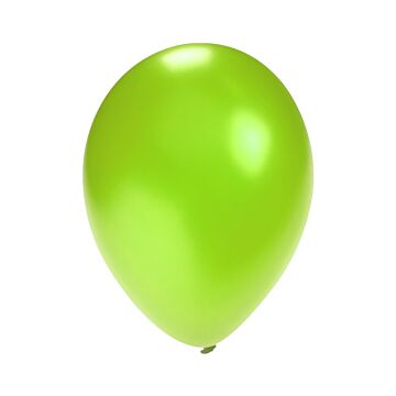 Ballons metallic grün 12 cm 100st.