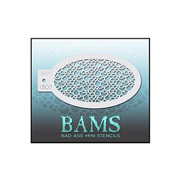 Stencil Bad Ass BAM 1042 mit Schuppen