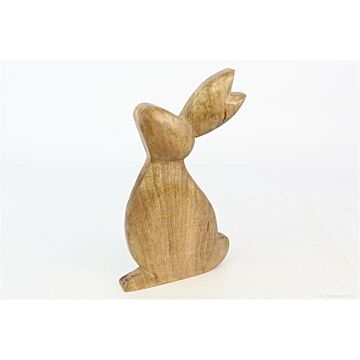 Dekoration Kaninchen Shesham Holz 30,5 cm
