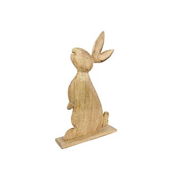 Dekoration Kaninchen Shesham Holz 48 cm
