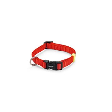 Beeztees Nylon halsband uni rd 26-40x15cm