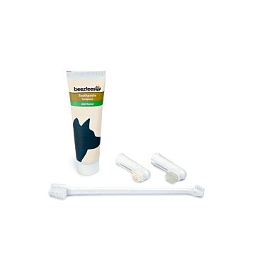 Zahnpflegeset Hund Zahnpasta & Bürsten – Beeztees