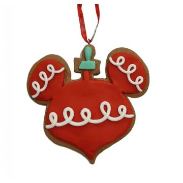 Gingerbread Ear Ball Ornament - Kurt Adler