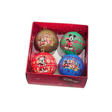 Mickey Box Ø 7,5 cm Satz von 4 - Kurt Adler 