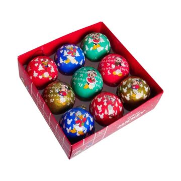 Mickey Box Ø 7,5 cm Satz von 9 - Kurt Adler