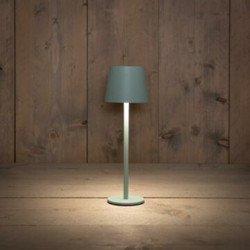 Kabellose LED-Tischleuchte grün 9 x 26,5 cm 