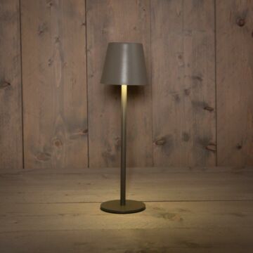 Tragbare LED-Tischleuchte mit USB-Kabel grau 36,5 cm - Anna's Collection