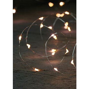 LED Zilverdraad 100 cm met timer - Anna's Collection