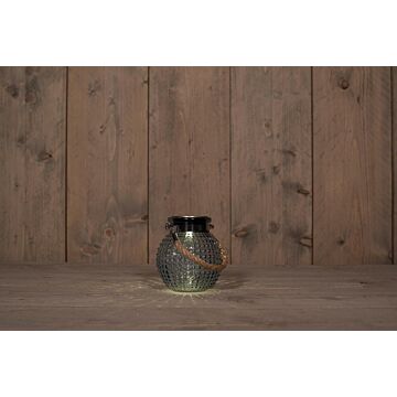 Solarglas grau 12,5 cm