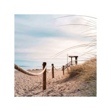 Outdoor-Leinwand Strand Seil Zaun L 58 cm