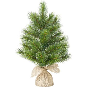 Weihnachtsbaum Glendon mit burlap grün 60 cm - Black Box