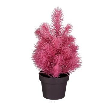 Weihnachtsbaum im Topf rosa 24 cm - Mica