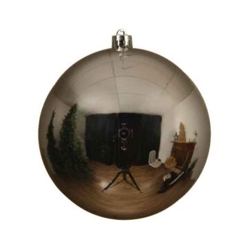 Weihnachtskugel shiny silber