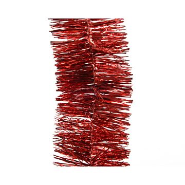 Girlande lametta kerstrot 270 cm - Decoris
