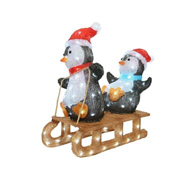 LED-Pinguin aus Acryl 61,5 cm - Lumineo