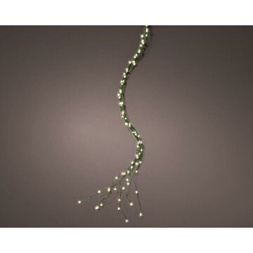 Micro LED Durawise Lichterkette 8 Funktionen Glitzereffekt grün warmweiß 95 cm - Lumineo