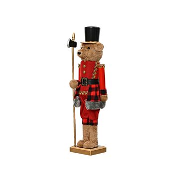 Nussknacker-Bär Kunststoff 38 cm