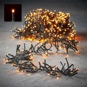 Cluster warmweiß 768LED 8 Funktionsregler und Timer 560 cm - Luca Lighting