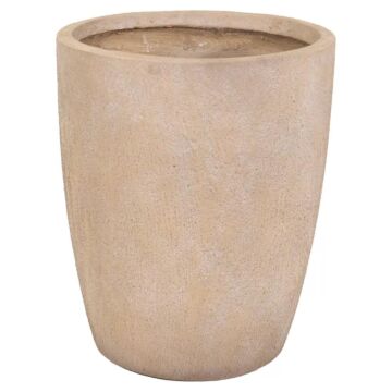 Blumentopf Texas Egg Pot High Sand Wash Ø 36 cm - Mega Collections