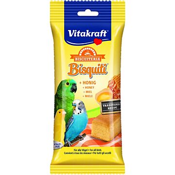 Vogelsnack Bisquiti Honig Ziervogel 50g