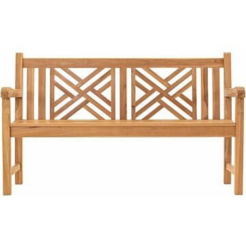 Gartenbank Cross Teakholz 150 cm - Lesli Living