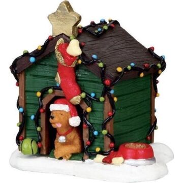 LEMAX DECORATED LIGHT DOGHOUSE